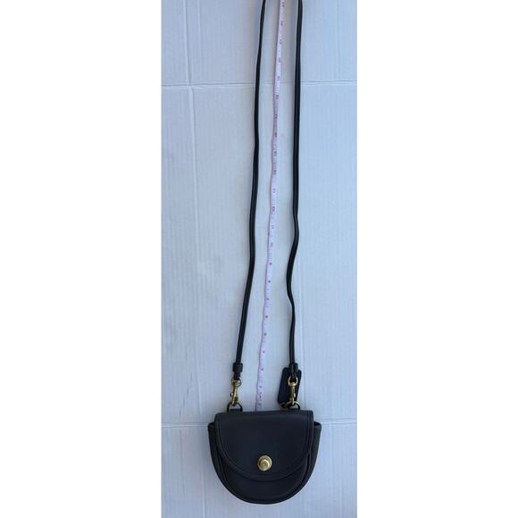 Vintage COACH NAVY MINI TURN LOCK Crossbody CONVERTIBLE Belt Bag 9826 USA Nice - Picture 11 of 14